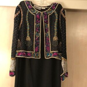 Sweelo beaded jacket and skirt